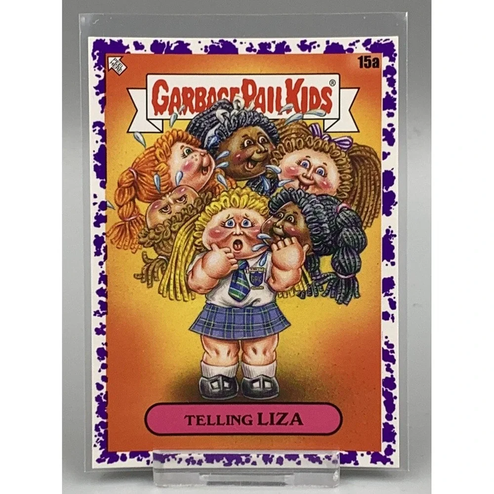 2020 Topps Garbage Pail Kids Late to‎ School Jelly Purple Telling Liza #15a